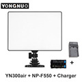 YONGNUO YN300 YN 300 Air LED Camera Video Light 3200K 5500K with NP F550 Battery Charger