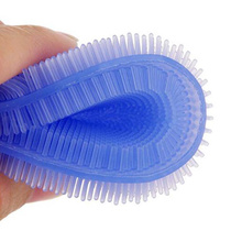 1 Pcs Multifunction Soft Silicone Pan Dish Bowl Cleaning Brush Scrubber Cleaner Kitchen Accessories