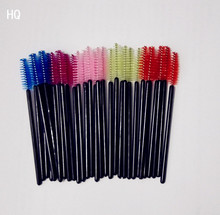 50PCS Multi-color Disposable Eyelash Extension Soft Mascara Brush Wands Applicator Makeup Cosmetic Tool