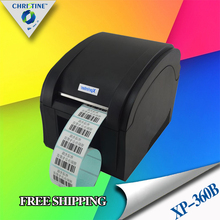 High quality Qr code sticker printer barcode printer Thermal adhesive label printer clothing label printer XP-360B