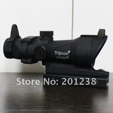 Acog 4×32 Rifle Scope (rear Sight ) Hunting Shooting Tactical Free Shipping