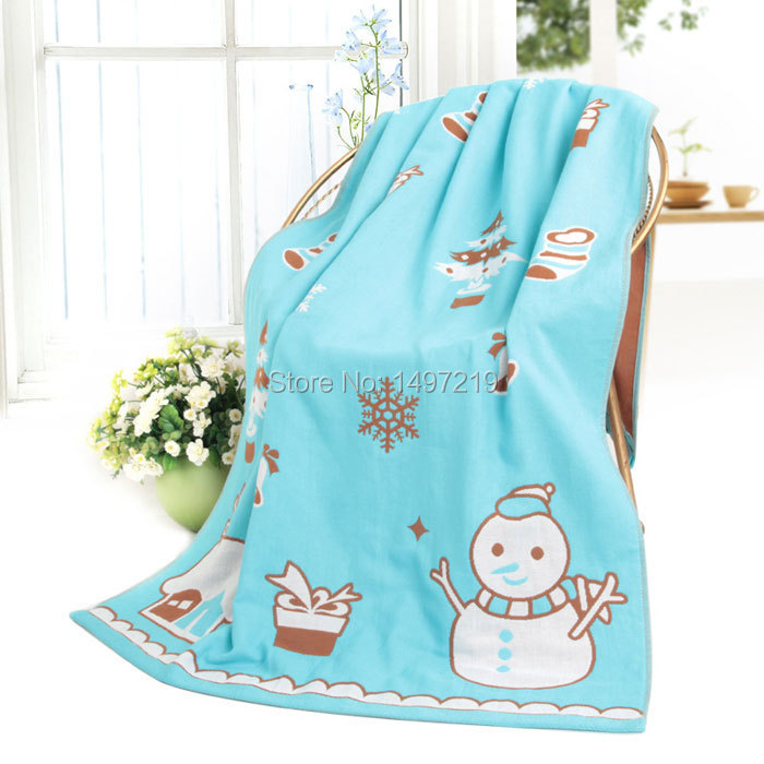 PH223 Snowman design baby towel (2)