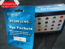 Lente envío gratis gafas vasos polvo agente de teñido gafas accesorios