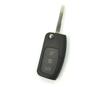 Car Styling 3 Buttons Flip Folding Key Shell Case For Focus Mondeo Fiesta C-Max Ka Remote High Quality Auto Accessories