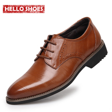 2015 New High Quality Genuine Leather Men Shoes Brogues, Lace-Up Bullock Business Men Oxfords Shoes Men Dress Shoes