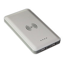 10pcs Wireless Charger 6000mah Power Bank Qi Standard High Quality for Qi Smart Phones for samsung S6 /S6 edge Free Shipping