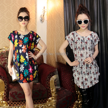 2015 new Fashion Pregnant women tops blouse short sleeved ice cotton loose South Korea leisure large