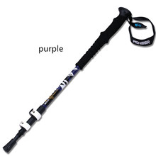 2pcs lot 1 pair 7075 Aluminum Hiking Stick Nordic Walking Stick Outdoor Telescopic Handle Climbing Equipment