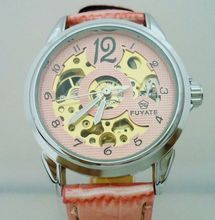 Fuyate reloj mecánico reloj de moda las mujeres de señora completamente automática j017