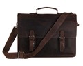Vintage mens bag genuine crazy horse leather men bag cowhide leather briefcase business laptop bag men