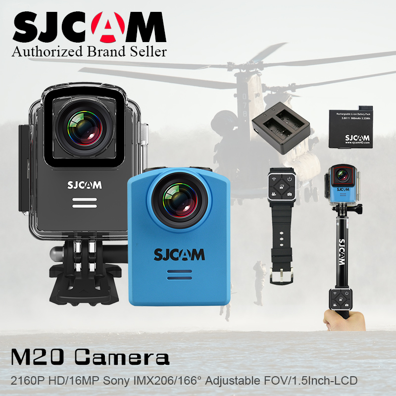 () M20 SJCAM WiFi     16MP   Sj Cam DV + 2  +    + Remote Watch +   