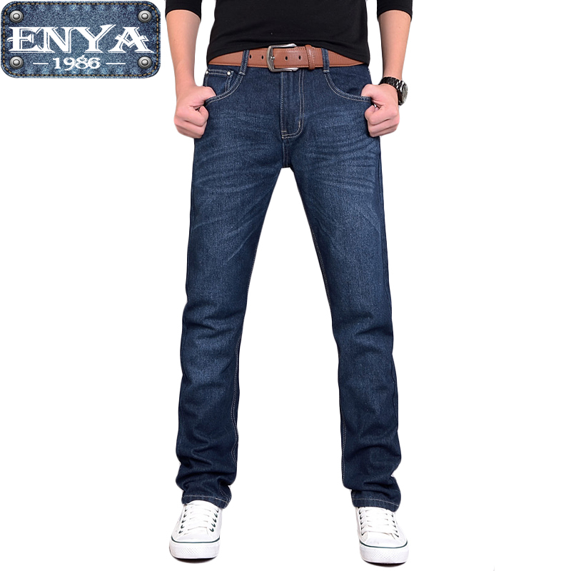 2015 Brand Jeans Men Stripe Male Casual Straight D...