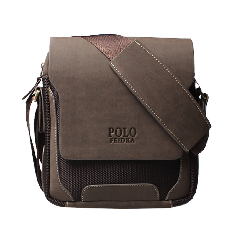 Free Shipping 100% Original POLO mens messenger bags fashion shoulder bag vintage mens crossbody ...