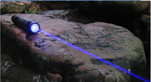 NEW 2w 2000mW 405nm high powered focusable violet blue laser pointer/ UV Purple laser torch Burn Matches & Light Cigarettes