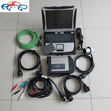 WIFI New mb star c4 sd connect diagnostic tool SD C4+ SSD Software V 2015.07 Multi Languages+ Toughbook CF-19 Rotate 360 Degree