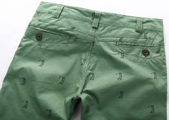 men half pants golf printed detail 1