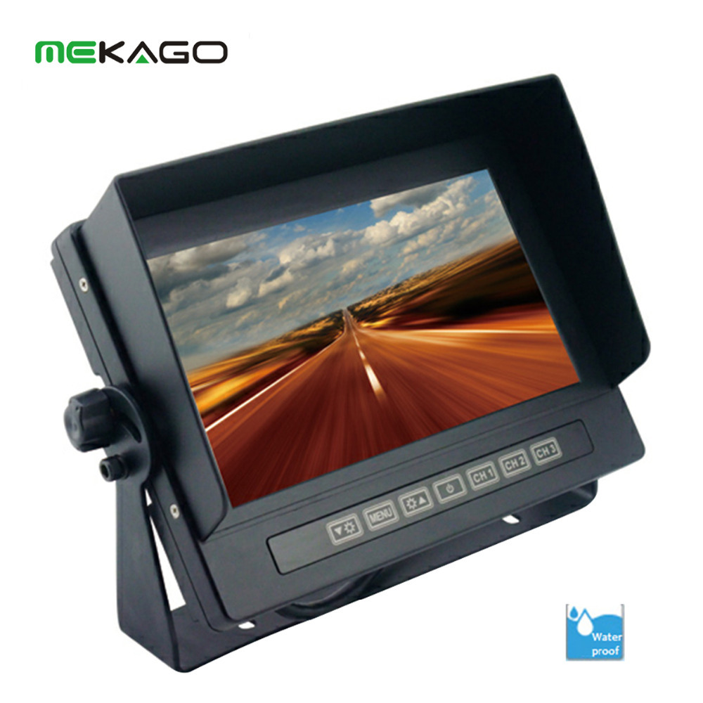 7 inch HD 800 x 480 Digital Screen Waterproof IP68 Vehicle Security Car rear view LCD Monitor, Built-in speaker 7 inch HD 800 x 480 Digital Screen Waterproof IP68 Vehicle Security Car rear view LCD Monitor, Built-in speaker