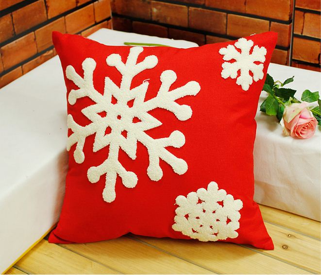 Aliexpress.com : Buy Embroidered christmas pillow embroidery cushion covers decorative throw ...