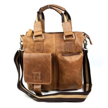 Men Messenger Bags Cowhide Genuine Leather Casual Business Bag Men’s Shoulder Bag 2015 New Brand Design leisure bolsa masculina