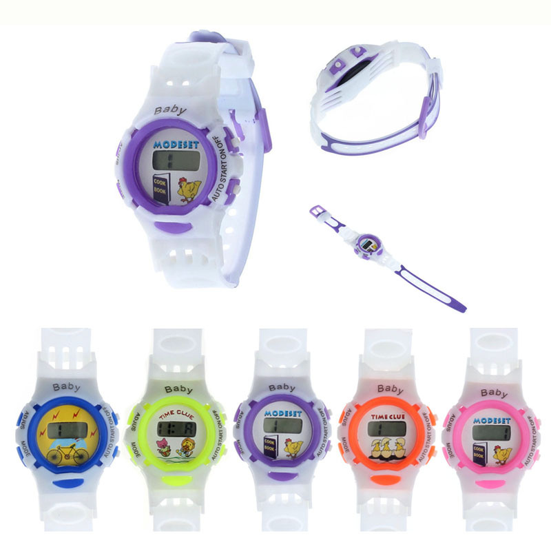 Casual Cute Girl Boys Sports silicone JELLY Watch ...