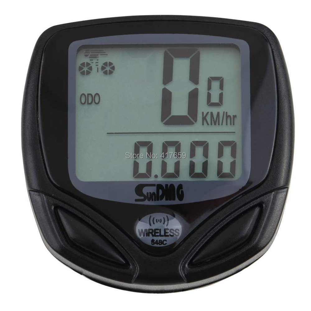 Купить 1шт sunding lcd цифровой водонепроницаемый одометр velometer ...