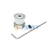 Free Shipping 3M Arc HTD tooth 25 Teeth Pitch 3mm Bore 6mm 8mm 12mm Motor Belt Pulleys Timing Pulleys DIY 1pcs
