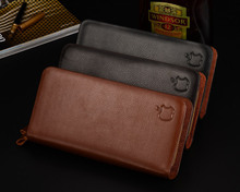 M03 brand handbag genuine leather purse men the fashion clutch men’s wallets black coffee colour carteira