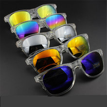 (5 Colors)HOT Vintage Retro Female Sunglasses Clear Frame Coating Sun Glasses For Women Brand Designer Women’s Glasses goggles