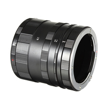 Metal Macro Lens Extension 3 Ring Tube Adapter For Sony Alpha Minolta AF MA A900 A330