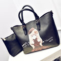 Cute Princess Print Handbag Women Designer Fashionable Shoulder Bag Casual Chic Ladies Durable Large Crossbody Bag