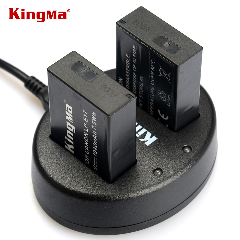 KingMa LP-E17  (2 .)   USB     Canon EOS M3 750D 760D Rebel T6i T6s 8000D  X8i  