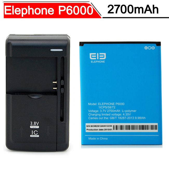  elephone p6000   elephone p6000 2700   bateria batterij   +   
