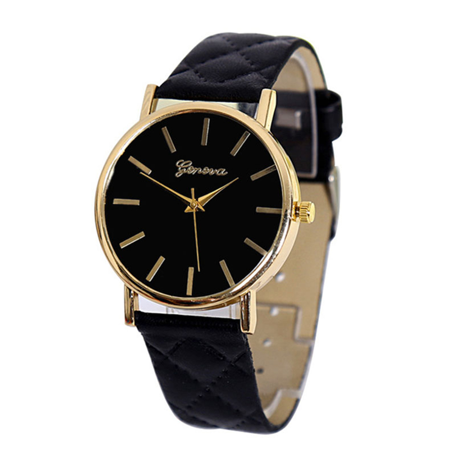 2015 Geneva Watch Women Fashion Quartz Watches PU Leather Women Casual Dress Wristwatches relogios feminino relojes Wholesale 21