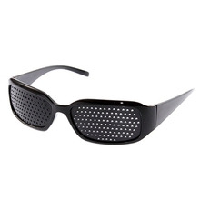 Black Eyesight Improvement Vision Care Exercise Eyewear Pinhole Glasses for car QCYJ0018