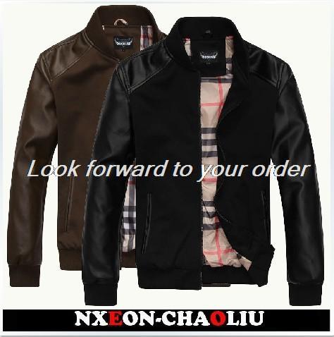 2014 new Autumn winter thick Korean fashion personality warm cardigan men s hoodies and casual PU