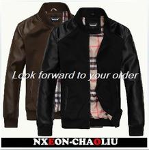 2014 new Autumn winter thick Korean fashion personality warm cardigan men s hoodies and casual PU