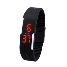 Sport LED Watches Candy Color Silicone Rubber Touch Screen Digital Watches Waterproof Bracelet Wristwatch L05709