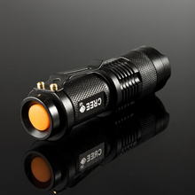 CREE Q5 aluminum alloy Camping Torch Zoomable Focus