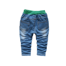Baby leggings with soft jean cloth 2015 New Autumn Baby Girls Jeans Pants Trousers for baby