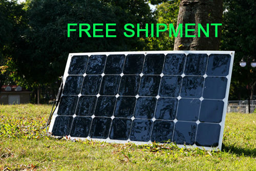 Solarparts 1PCS 100W flexible solar panel 12V solar cell/module/system RV/car/marine/boat battery charger LED Sunpower light kit Solarparts 1PCS 100W flexible solar panel 12V solar cell/module/system RV/car/marine/boat battery charger LED Sunpower light kit