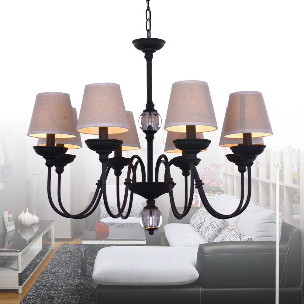 New Loft modern Vintage pendant light for living room dining room black white home decoration pendant lamp free shipping