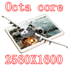 10.1 inch 8 core Octa Cores 2560X1600 IPS DDR 4GB ram 64GB 8.0MP 3G Dual sim card Wcdma+GSM Tablet PC Tablets PCS Android4.4 7 9