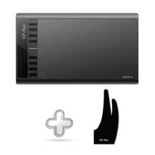 XP-Pen Star03 12″ Graphics Drawing Pen Tablet + xp-pen two fingers drawing glove