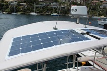 Marine flexible solar panel 100W use sunpower solar cells