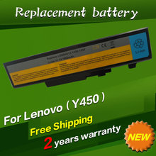 9cells Laptop Battery For Lenovo IdeaPad Y450 Y450A Y550 Y550A Y450G Y550P 55Y2054 L08L6D13 L08O6D13 L08S6D13 6600MAH 11.1V