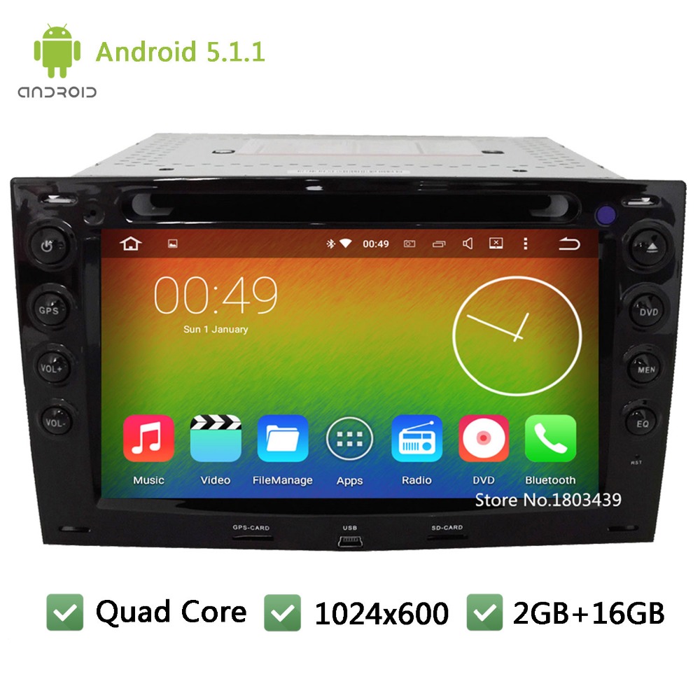 Quad Core Android 5 1 1 7INCH HD 1024 600 DAB WIFI 3G FM font b