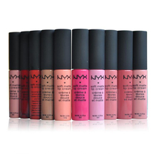 New Lip Tint Nude Lipgloss Velvet Lipstick Moisture Care Nourish Matte Lip Gloss Stain 12 Colors Long Lasting Baton Women Makeup