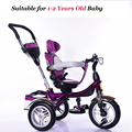 Horizontal Sun Canopy Baby Tricycle Trolley Good Quality Child Stroller Baby Carriage Bike Bicycle For 6