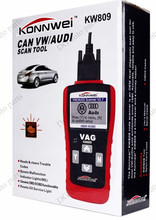 Car Diagnostic Scanner Konnwei  KW809/VAG405 OBDII / CAN  Code Reader Tool for VW Audi