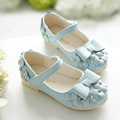 J Ghee 2017 New Spring Hot Sale Floral Girls Shoes Princess Single Shoes For Girl Kids